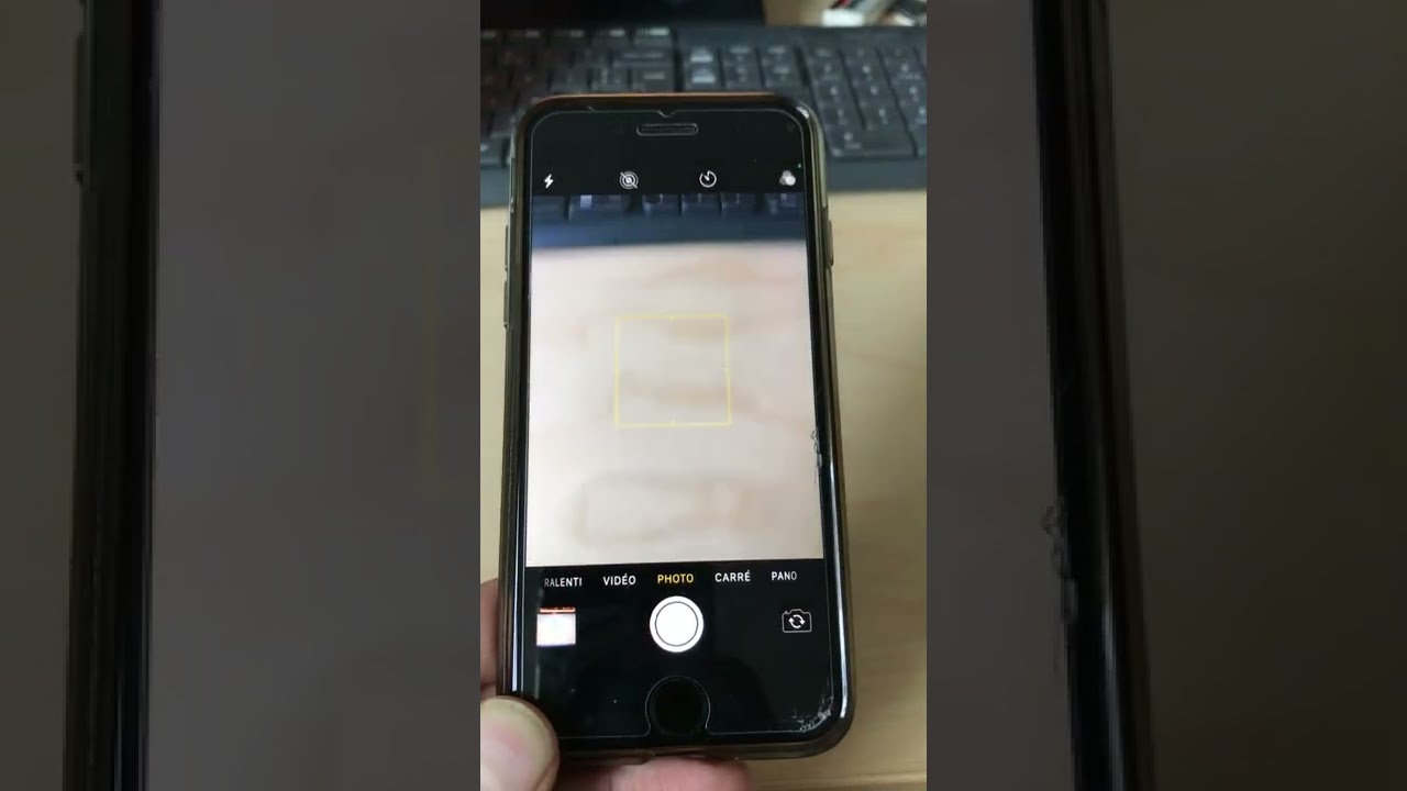 stabilisateur hs iphone : appareil photo qui tremble