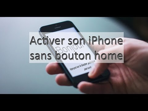 Activer un iphone sans bouton home
