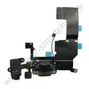 Prise de charge iPhone 5C noir img1