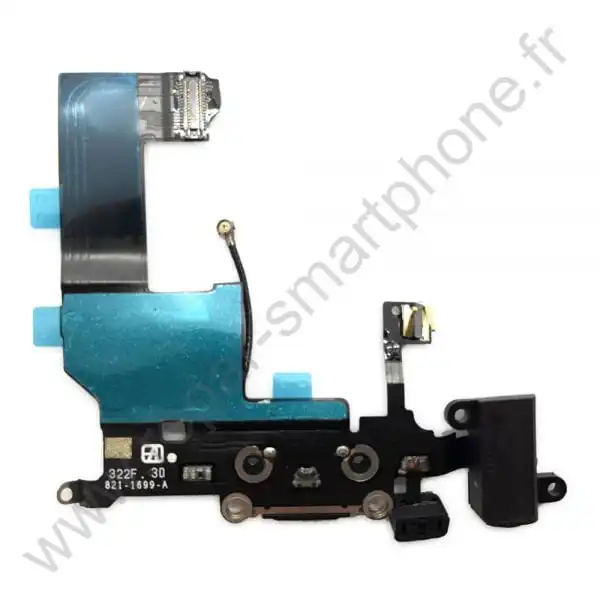 Prise de charge iPhone 5 black noir img2