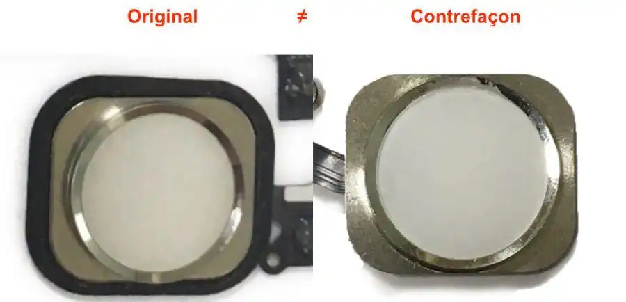 bouton home blanc iPhone 5s 5se original copie