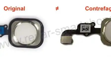 bouton home original contrefacon difference iphone 6 6+ 6s 6s+