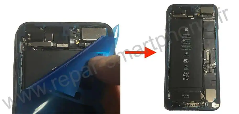 pose du sticker etancheite