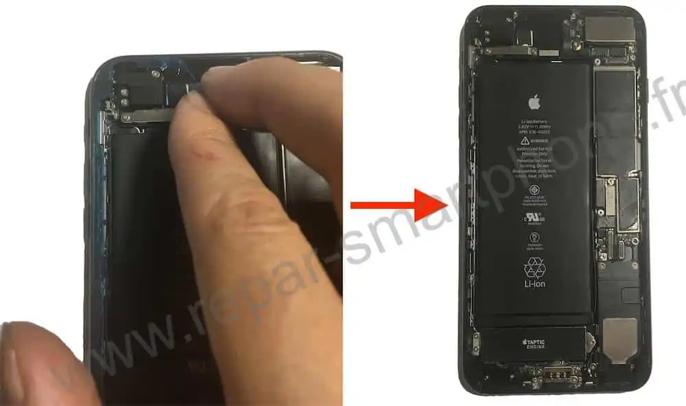 sticker pose anti eau iphone 6s 7 8 X