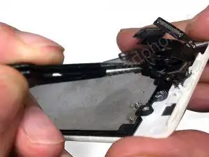 Retrait du capteur de luminosité et caméra frontale 1 Retrait du capteur de luminosité et caméra frontale 1