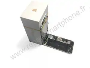 Maintenir l'ecran avec une boite d'iPhone Maintenir l'ecran avec une boite d'iPhone