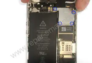 Retirer la plaque de maintien de l'écran 1 Retirer la plaque de maintien de l'écran 1