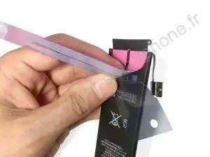 application sticker batterie