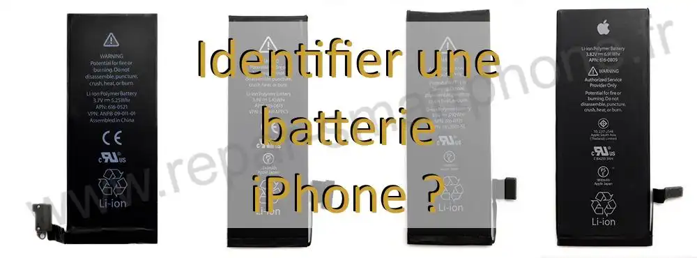Batterie iPhone identifier apercu