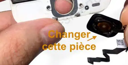 Changement bouton home iPhone 5S SE