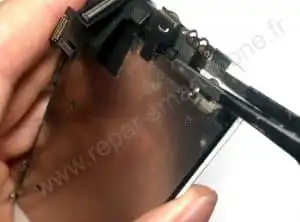 Retrait camera frontale 2 Retrait camera frontale 2