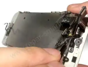 Retrait camera frontale 4 Retrait camera frontale 4