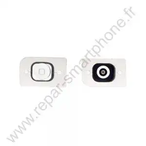 bouton home iphone 5 et 5c blanc