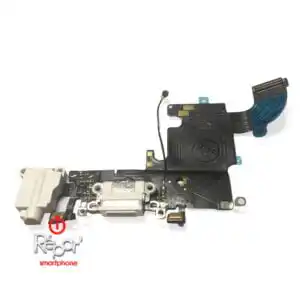 Prise / connecteur de charge interne pour iPhone 6S blanc argent 2 Prise charge iPhone 6S blanc avant