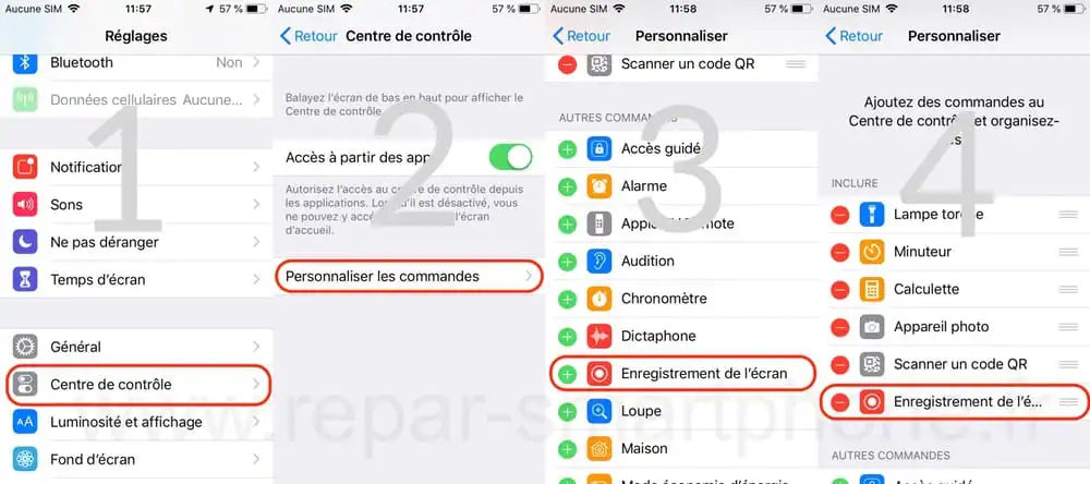 enregistrement ecran iphone enregistrement ecran iphone