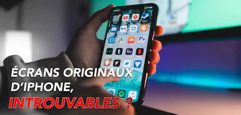 ecrans iphone originaux introuvables apercu