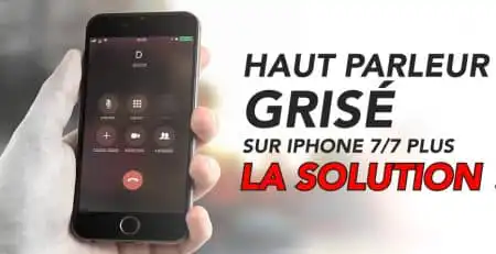 haut parleur grise iphone 7 7 plus