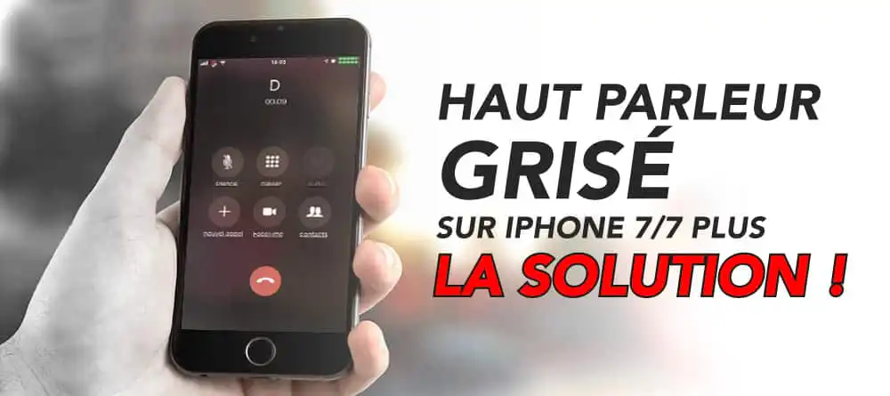 haut parleur grise iphone 7 7 plus