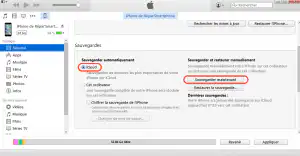 sauvegarder iphone icloud