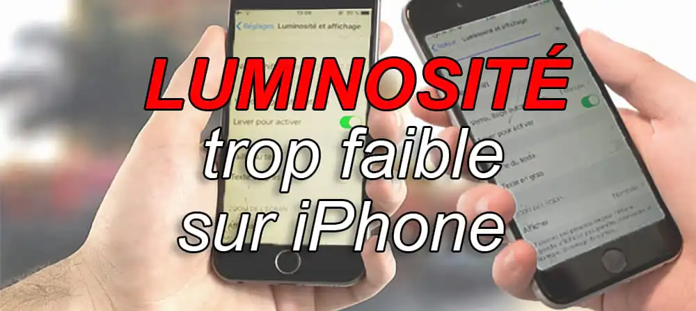 luminosite ecran iphone apercu