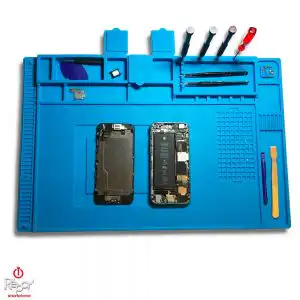 tapis plan de travail bleu 50 par 35 img1