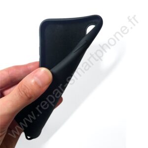 coque souple noire mat iphone x img1