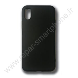 coque souple noire mat iphone x img2