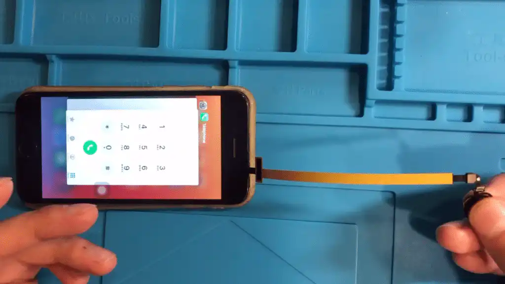 allumer iphone pour tester la nouvelle nappe interne de bouton home iphone 6S 6S plus allumer iphone pour tester la nouvelle nappe interne de bouton home iphone 6S 6S plus