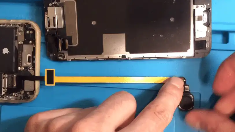 branchement bouton home connexion interne test iphone 6S 6S plus branchement bouton home connexion interne test iphone 6S 6S plus