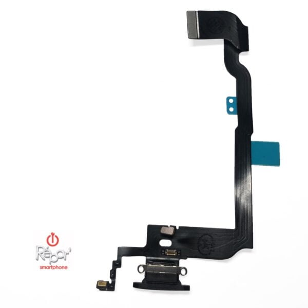 connecteur de charge lightning iphone X noir gris sideral img1