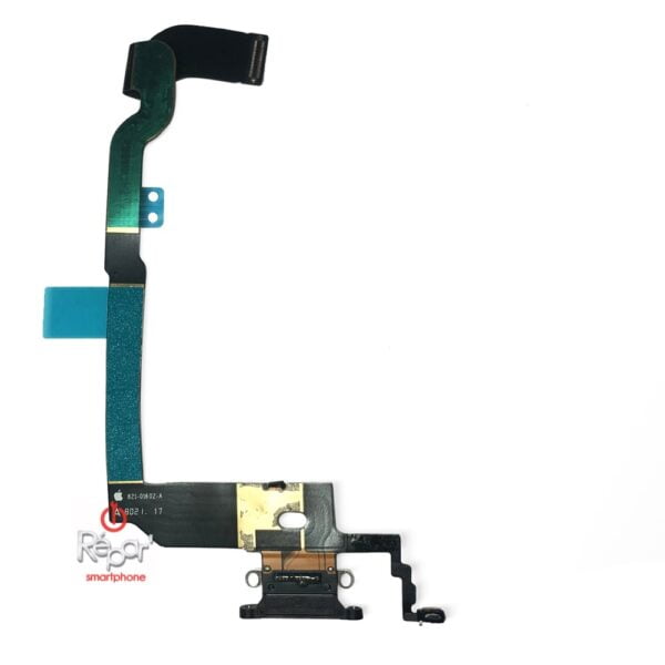connecteur de charge lightning iphone X noir gris sideral img2