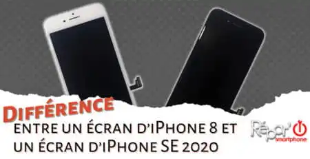 differrence ecran iphone 8 et se 2020