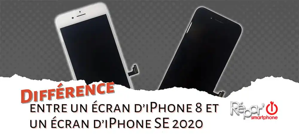 differrence ecran iphone 8 et se 2020