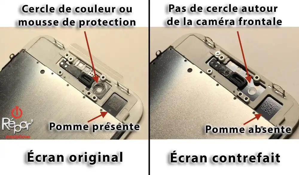 comparaison partie capteurs fleches