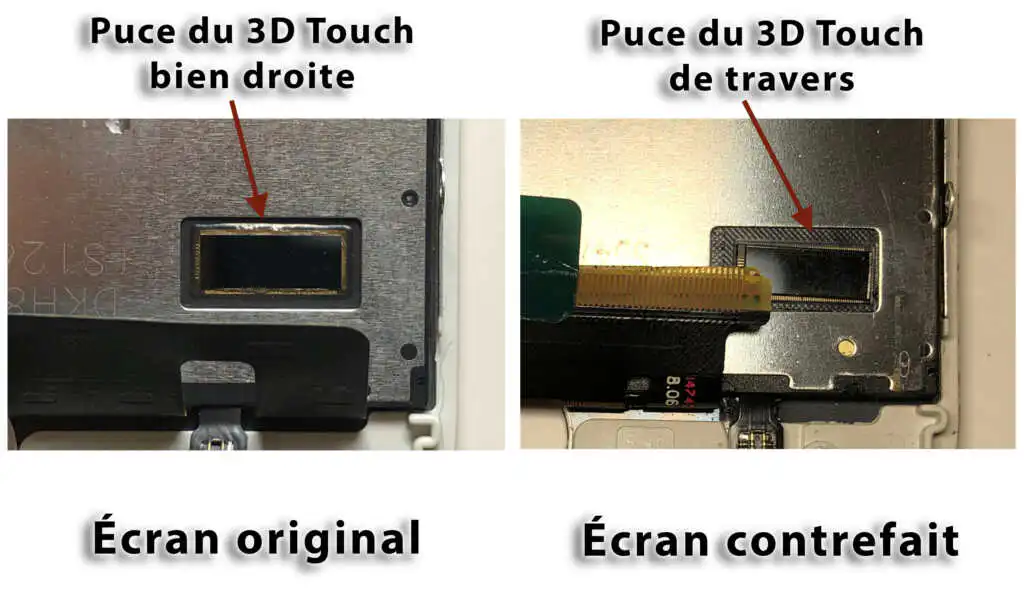 puce 3D touch ecran original iphone 8 flch