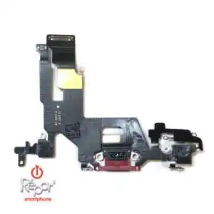 Prise / connecteur de charge interne original pour iPhone 11 rouge (product red) 3 prise connecteur de charge dock originale iphone 11 rouge img2