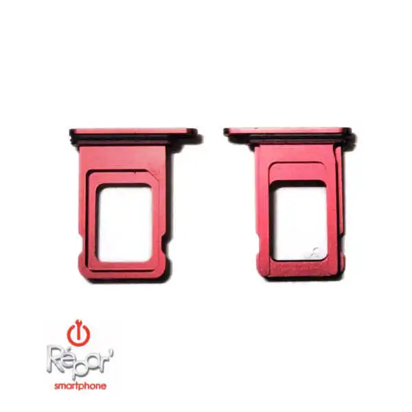 tiroir sim original iphone 11 rouge tiroir sim original iphone 11 rouge