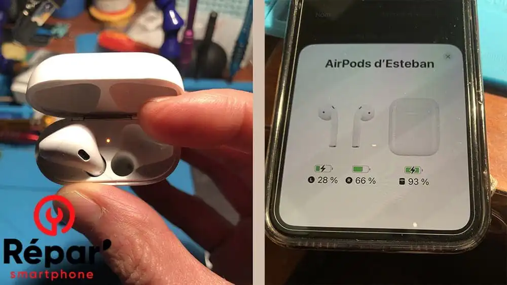 verification de la resolution du probleme de charge des airpods