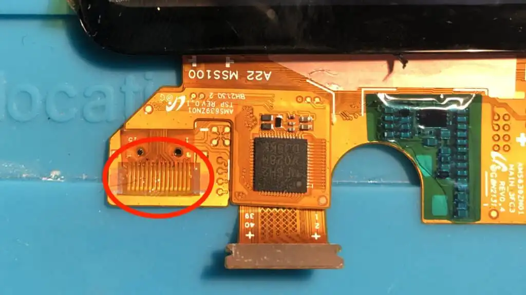 connecteur tactile a32