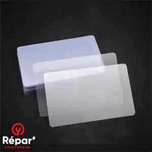 lot de 5 carte en plastique souple 0.3mm