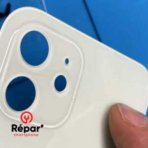 Vitre arrière iPhone 12 vert clair originale – Image 3